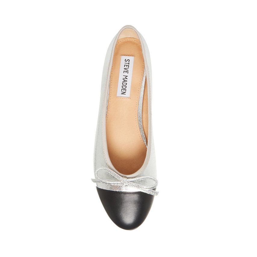 Ballerinas Steve Madden Ellison Mujer Plateadas | ES IQ9384